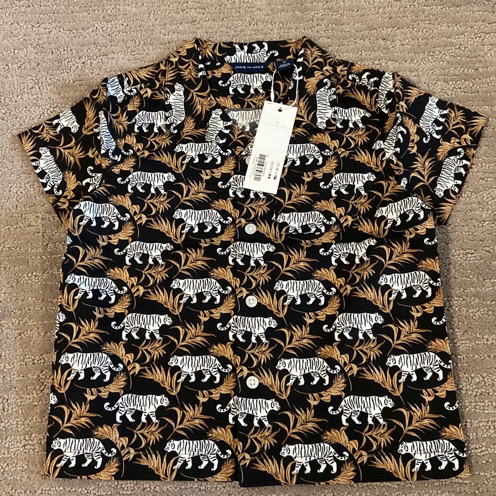 Janie and Jack Toddler Button-Up